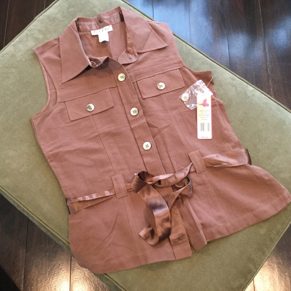 Brown Canyon Ranch Belted Vest